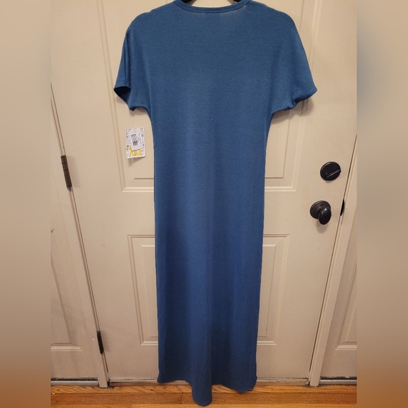 NWT XXS Maria Maxi Dress Slate Blue - Picture 3 of 3
